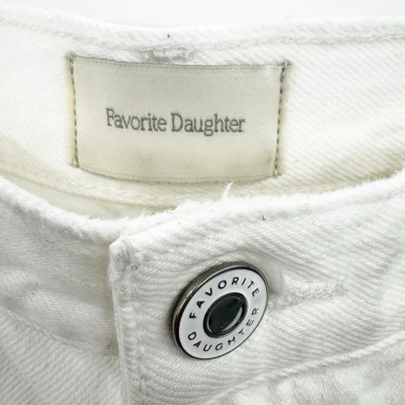 Favorite Daughter The Juni High Rise Short In Nocolor White Size 25 NWOT